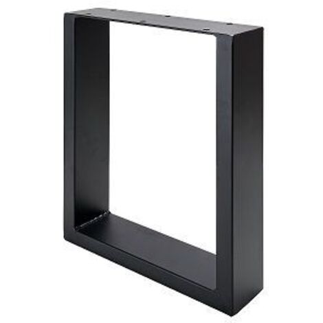 Hettich Bankgestell U 40 x 30 cm Stahl schwarz - 1 Stück Bankgestell