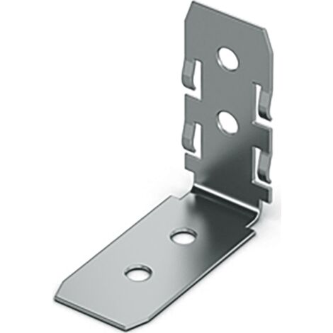 Hettich Befestigungswinkel,  Canis C,  9210142,  für Griffmulde,  gerade,  Aluminium, roh