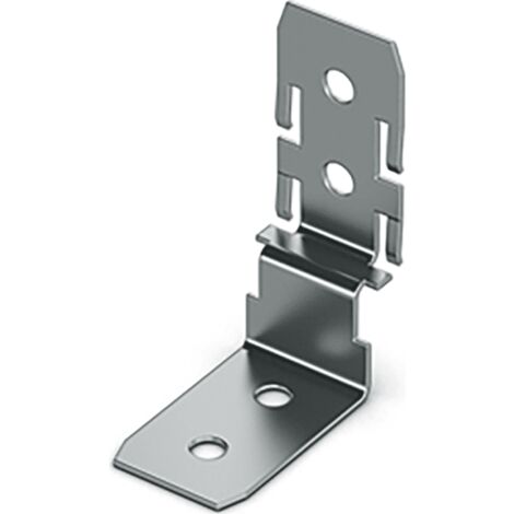 Hettich Befestigungswinkel,  Canis C,  9210143,  für Griffmulde,  gekröpft,  Aluminium, roh