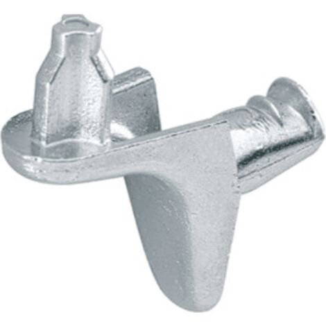 Hettich Bodenträger,  m.beids.Zapfen,  Sekura 1.1,  19557, Zapfen Ø 5mm,  ZDG vernickelt