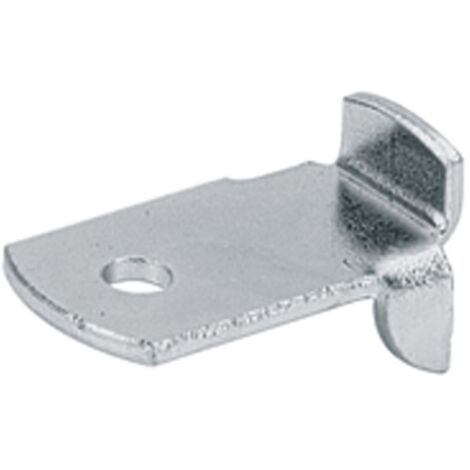 Hettich Bodenträger,  Vari 13129, L 25,5mm, B 14mm, H 11,5mm,  Stahl verzinkt