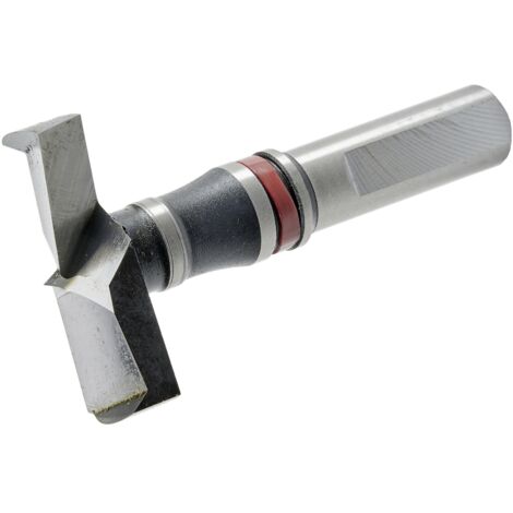Hettich Bohr- und Einpressautomat-Bohr., Ø35mm, L 57mm, Schaft Ø 10mm, links = rot 9106120