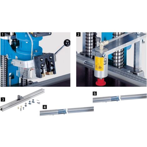 Hettich Bohr- und Einpressautomat-Niederhalter,  BlueMax Mini 72146,  pneumatisch