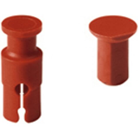Hettich Bohrfutter-Blindstopfen,  BlueMax Mini 76497,  für Spannfutter,  rot