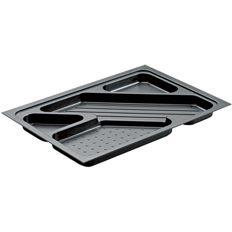 Hettich Büromöb.-Schreibmaterialschale,  Systema Top 2000 9049686,  Kunststoff schwarz