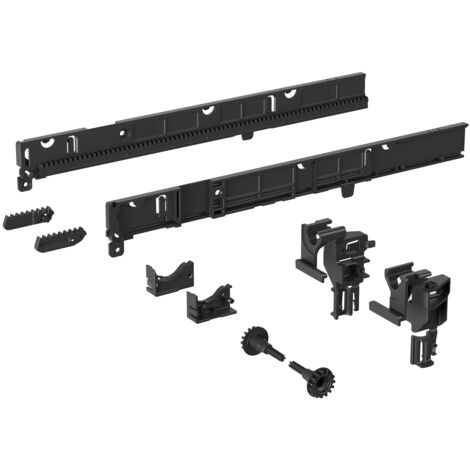 Hettich Büroschr.-Parallel System,  für Endlosbauweise,  40436, Schrankt. 600mm,  KF schwarz