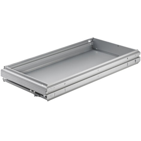 Hettich Büroschrank-Stahlschubkasten,  Systema Top 2000 9011928,  Stahl aluminiumoptik