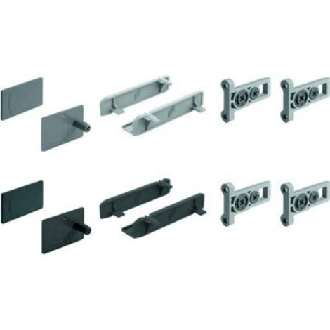 Hettich Büroschr.zargen-Verbindungs-/Funktionselemente,  Silent System 40 9209870,  schw.