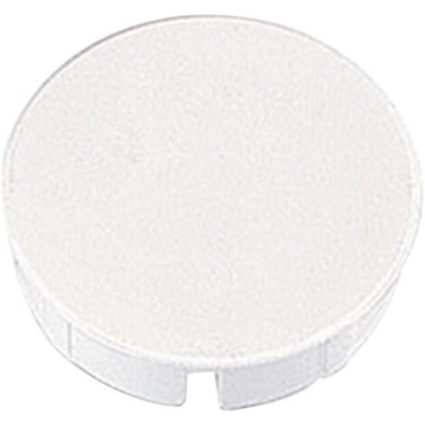 Hettich – Cache 35mm plastique blanc – Lot de 100 unités – Pour couvrir trous de forage 35 x 95 mm – Solution esthétique et pratique
