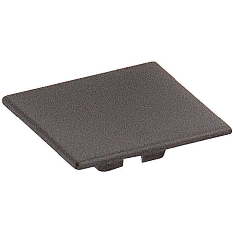Hettich CADRO Endkappe Slim F.Basisprofil,  Kst.Silber Lack E2