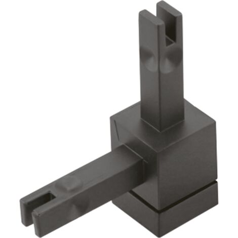 Hettich CADRO Knoten 2-Fach Inkl. Hv Schwarz matt E2