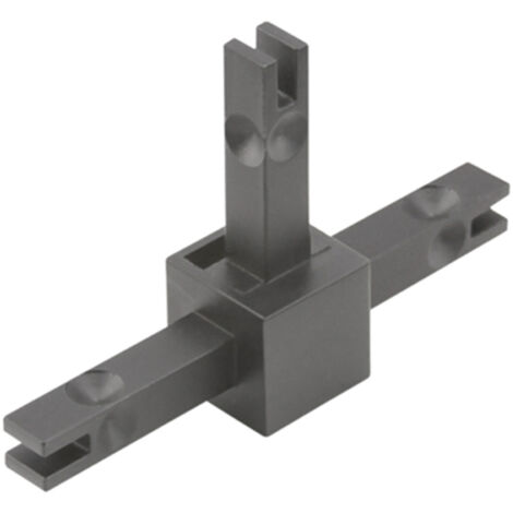 Hettich CADRO Knoten 3-Fach 2D Schwarz matt E2