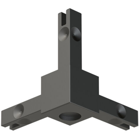 Hettich CADRO Knoten 3-Fach Led Ausgang,  Edelstahl Optik E2