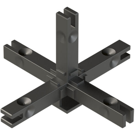 Hettich CADRO Knoten 5-Fach Led Verb. Edelstahl Optik E2