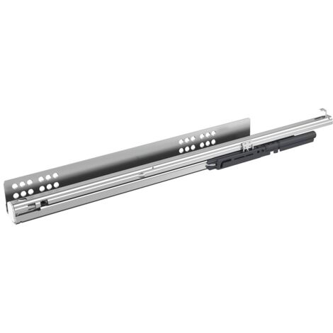 Hettich – Coulisse pour tiroir à sortie totale 470 mm – Charge 30 kg – Système Silent System pour tiroirs en bois – 9275759