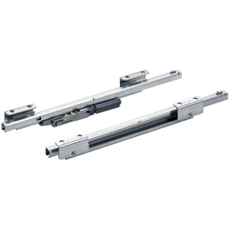 Hettich – Coulisse pour tiroir quadro 12 smartray – Sortie partielle – Fixation sous tablette – Charge max 6 kg – Amortisseur Silent System