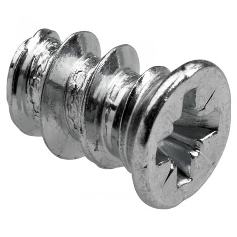 Hettich Direktbefestigungsschraube 6,3 x 10,5 mm Stahl, 20 Stück Möbelschrauben