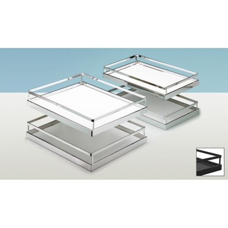 Hettich Eckschr.drehausz.-Einhängetablare Arena STYLE TB 900-1000mm Stahl vc.