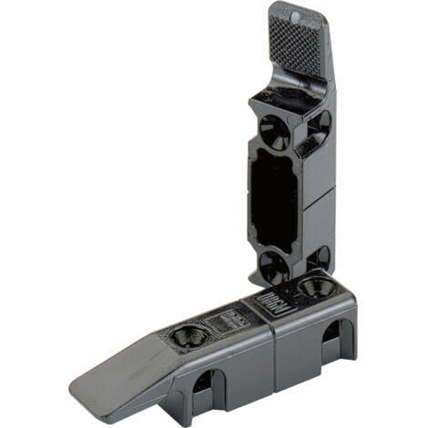 HETTICH Einhängebeschlag, MultiClip, Kunststoff Thermoplast schwarz
