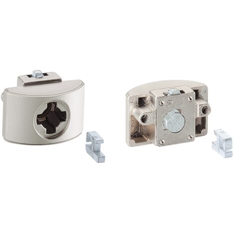 Hettich Einlassgriff-Schlosselement,  40x24mm,  Insert 41631,  rechts,  vernickelt