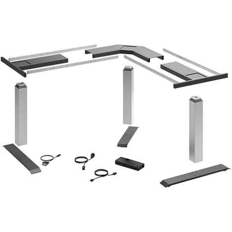 Hettich Elektro-Tischgestell,  900x1500mm,  LegaDrive,  9193255,  anthrazit