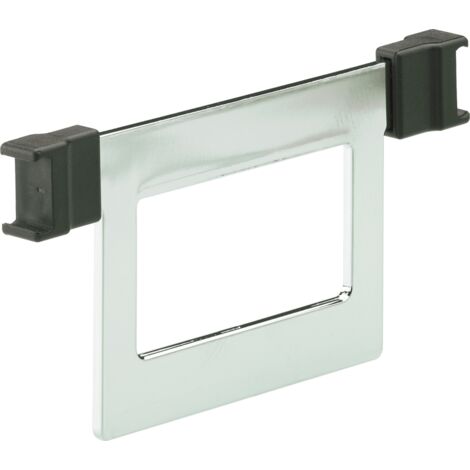 Hettich Frontauszug-Trennbügel, STYLE 9079801,  für B 150mm,  Stahl verchromt,  schwarz