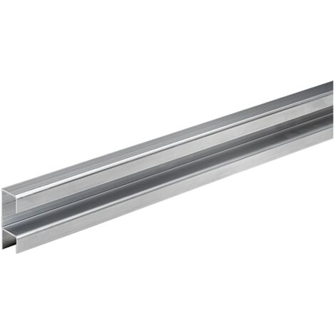 Hettich Führungsprofil, oben, 6000mm, STB 12, 46420, silber, blank