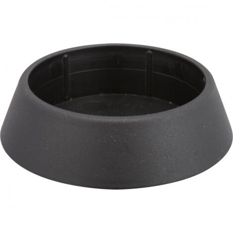 Hettich Fußkappe Ø60 mm schwarz Kunststoff, 1 Stück Fußkappen