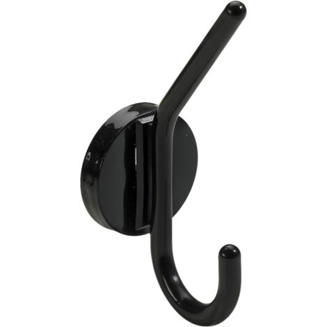 Hettich Garderobenhaken 1 Haken 5,6 x 15,0 x 7,0 cm schwarz Haken