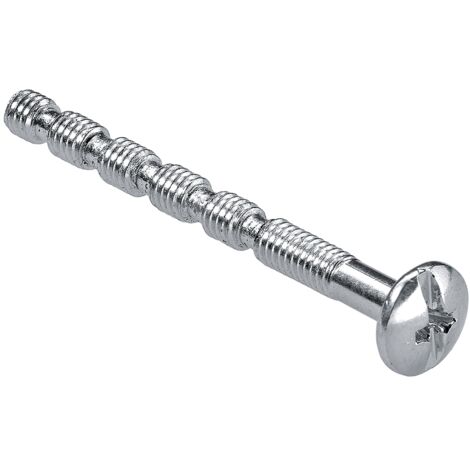 Hettich Griff-Befestigungsschrauben,  M4 x 45 mm,  Kreuz- und Doppelschlitz,  St verzinkt