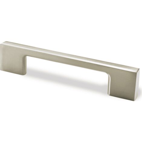 Hettich Griff Belluno,  Bohrabst. 224 / 256,  Edelstahl Optik gebürstet