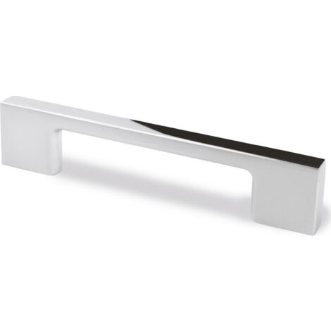 Hettich Griff Belluno,  Bohrabst. 224 / 256,  Verchromt glanz