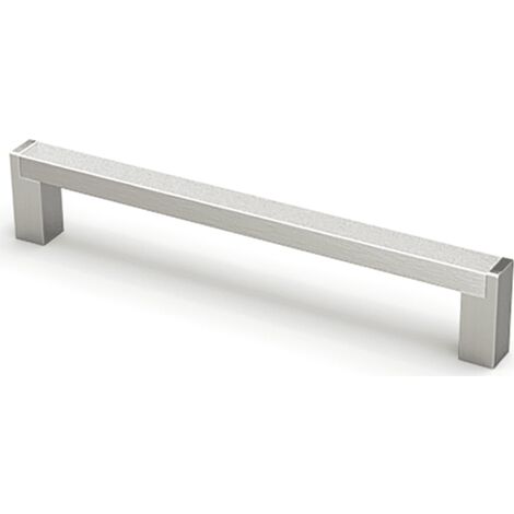 Hettich Griff Bermeo,  Bohrabst. 128mm,  L 141mm,  Edelstahl Optik gebürstet