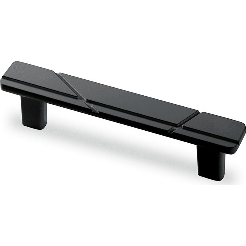 Griff Celista, Bohrabst. 128 mm, Schwarz matt - Hettich