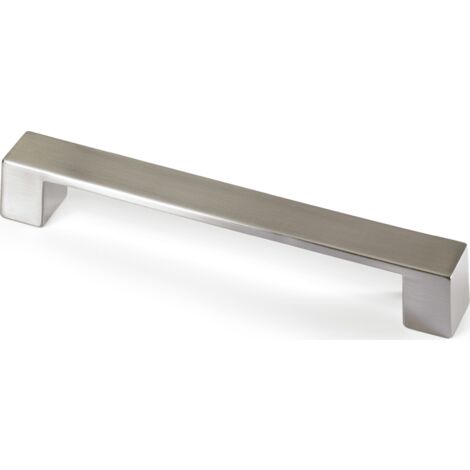 Hettich Griff Cheam, Bohrabst. 192 mm, Edelstahl Optik gebürstet