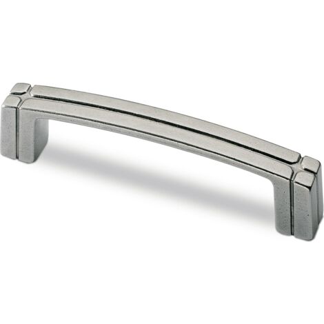 Hettich Griff Corduba,  Bohrabst. 128 mm,  Zinn Optik