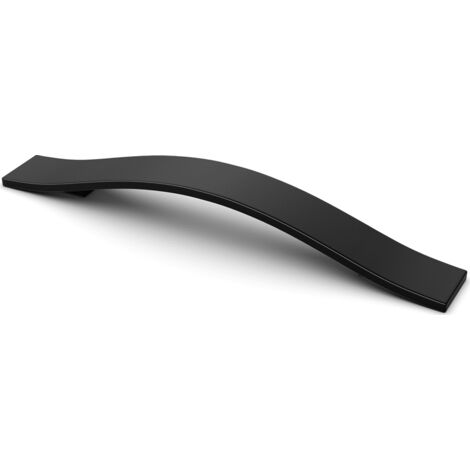 Hettich Griff Felina,  Bohrabst. 160,  L 240 mm,  B 30 mm,  H 30 mm,  Schwarz matt
