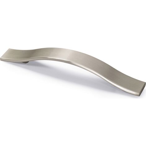 Hettich Griff Felina,  Bohrabst. 160 mm,  Edelstahl Optik gebürstet