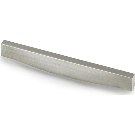 Hettich Griff Forli,  Bohrabst. 160mm,  L 204mm,  Edelstahl Optik gebürstet