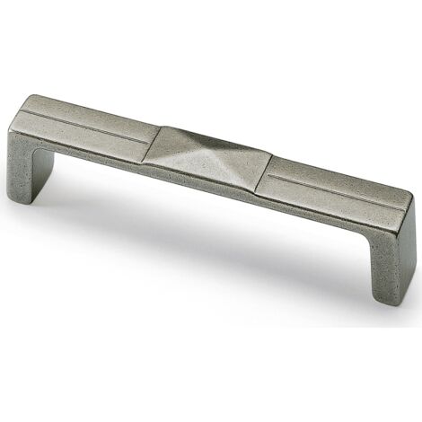 Hettich Griff Luro,  Bohrabst. 128 mm,  Zinn Optik