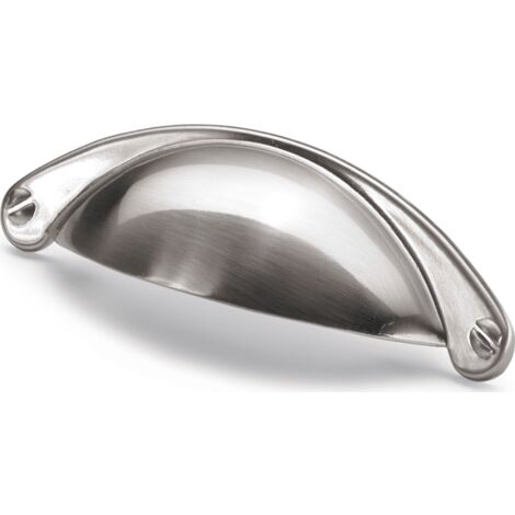 Hettich Griff Matane,  Bohrabst. 64 mm,  Edelstahl Optik gebürstet