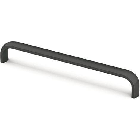 Hettich Griff Naila, Bohrabst. 128, L 135 mm, B 12 mm, H 26 mm, Schwarz matt