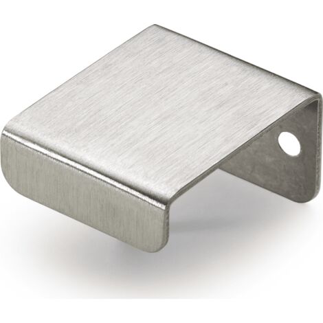 Hettich Griff Narni, Bohrabst. 80mm, L 90mm, Edelstahl gebürstet