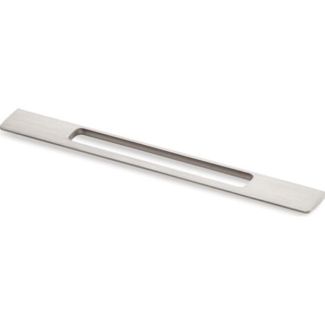 Hettich Griff Nubia,  Bohrabst. 192 mm,  Edelstahl Optik gebürstet