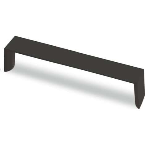 Hettich Griff Nursia, Bohrabst. 160, L 168 mm, B 24 mm, H 30 mm, Schwarz matt
