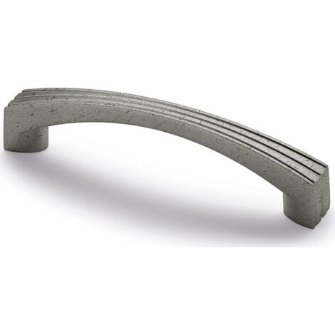 Hettich Griff Ponzone,  Bohrabst. 128mm,  L 152mm,  Zinn Optik antik