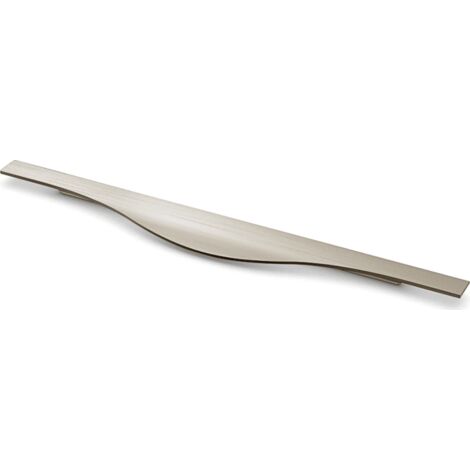 Hettich Griffleiste Codania,  L 795mm,  m.Harpunensteg Edelstahl Optik gebürstet