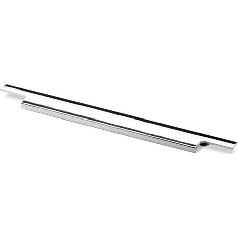 Hettich Griffleiste Lamezia,  L 295 mm,  m.Harpunensteg Verchromt glanz