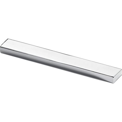 Hettich Griffleiste Stabia,  Bohrabst. 128mm,  L 140mm,  Verchromt glanz