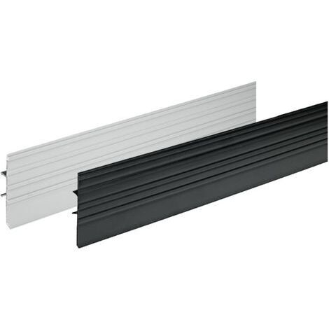 Hettich Hängeregistr.rahmen-Abdeckprofil,  Systema Top 2000 9133363, B 371mm,  KF aluoptik